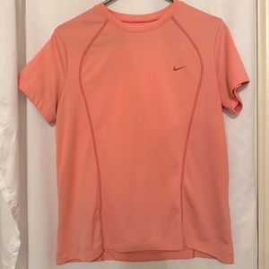 Women’s size Large Nike coral/light pink short sleeve